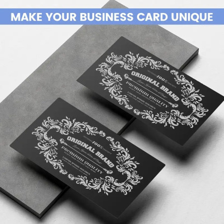 Custom Laser Engraved Metal Business Card Plate – 85x55mm