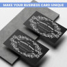 Custom Laser Engraved Metal Business Card Plate – 85x55mm