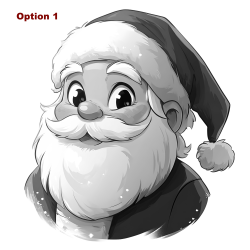 Personalized Santa Slate Coasters | Set of 4 | Gift Boxed