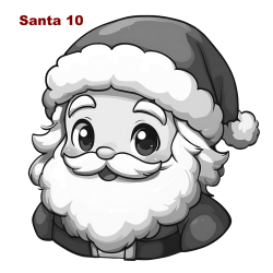 Personalized Santa Slate Coasters | Set of 4 | Gift Boxed