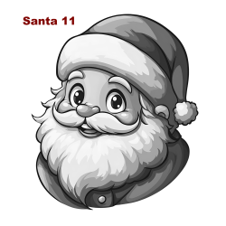 Personalized Santa Slate Coasters | Set of 4 | Gift Boxed