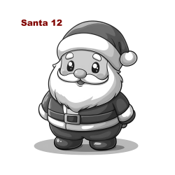 Personalized Santa Slate Coasters | Set of 4 | Gift Boxed