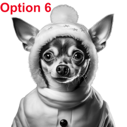 Chihuahua Christmas Coasters - Pack of 4 Custom Slate Gift