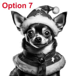 Chihuahua Christmas Coasters - Pack of 4 Custom Slate Gift