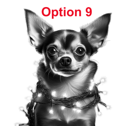 Chihuahua Christmas Coasters - Pack of 4 Custom Slate Gift