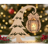 DIY MDF Christmas Lantern Kit - Paint & Glow