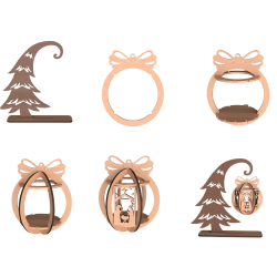 DIY MDF Christmas Lantern Kit - Paint & Glow