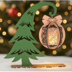 DIY MDF Christmas Lantern Kit - Paint & Glow